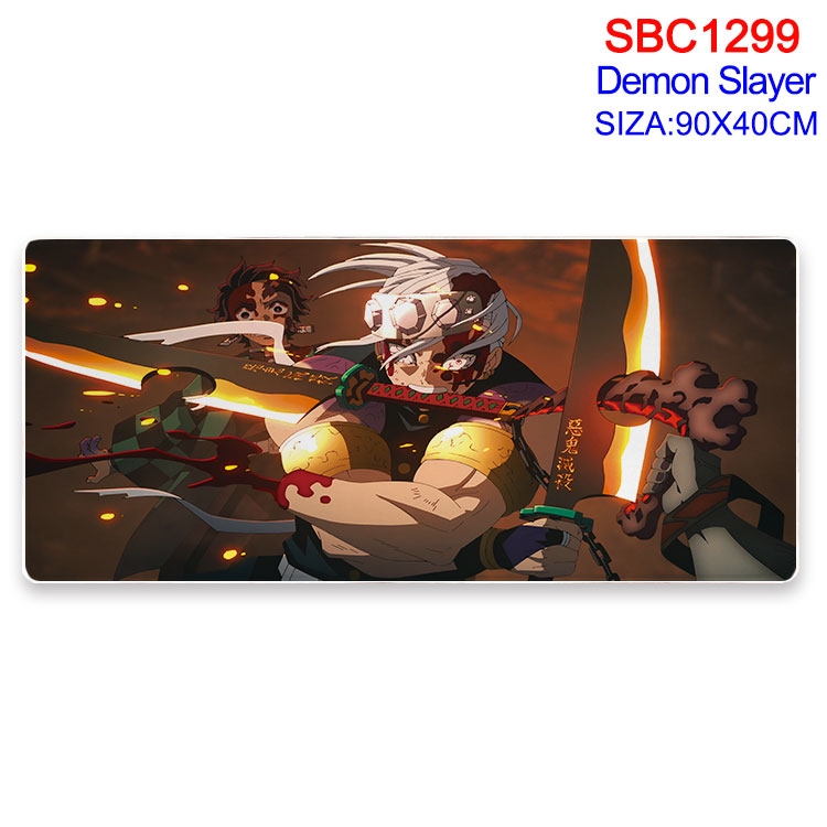 Demon Slayer Kimets Anime peripheral edge lock mouse pad 90X40CM SBC-1299-2