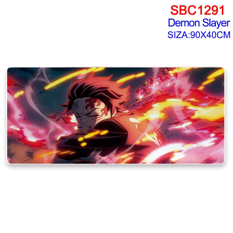 Demon Slayer Kimets Anime peripheral edge lock mouse pad 90X40CM SBC-1291-2