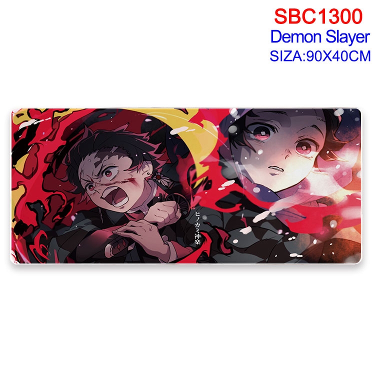 Demon Slayer Kimets Anime peripheral edge lock mouse pad 90X40CM SBC-1300-2