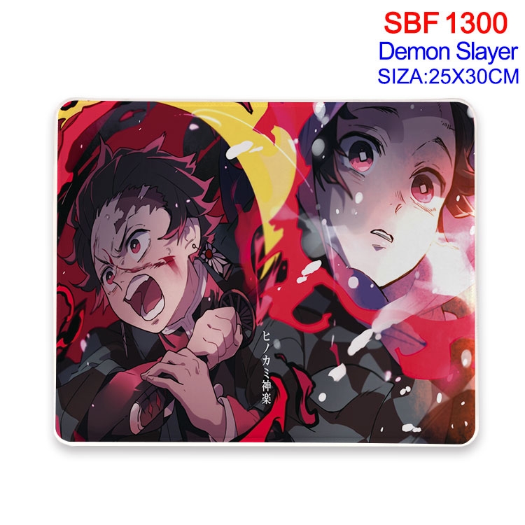 Demon Slayer Kimets Animation peripheral locking mouse pad 25X30CM SBF-1300-2