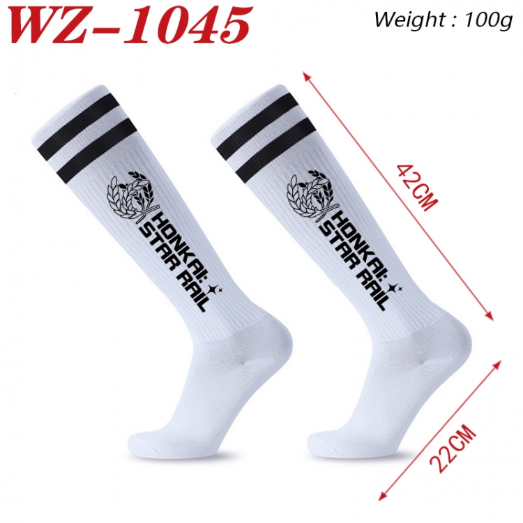 Honkai: Star Rail Embroidered sports football socks Knitted wool socks 42x22cm  WZ-1045