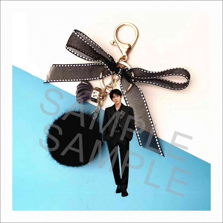 TFBYOS  Bowknot Girl Keychain Bag Pendant price for 5 pcs