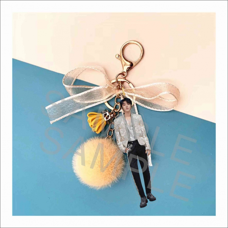 TFBYOS  Bowknot Girl Keychain Bag Pendant price for 5 pcs