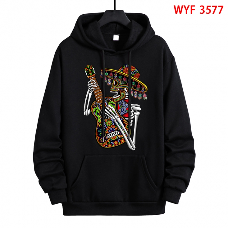 Chaopai Anime color contrast patch pocket sweater from XS to 4XL WYF-3577