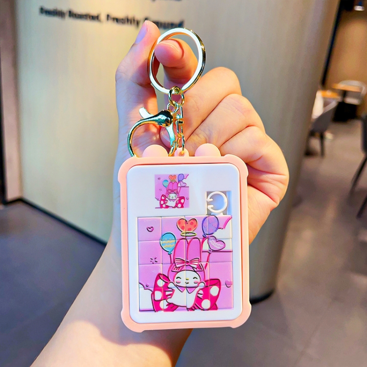 Sanrio Cartoon Surrounding 3D Car Keychain Bag Hanging Accessories  price for 5 pcs