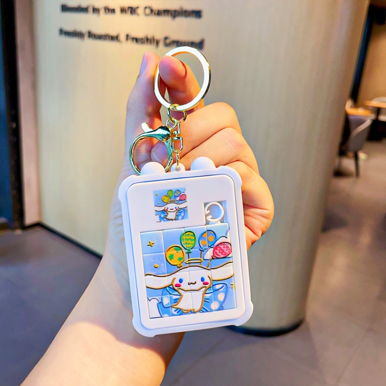 Sanrio Cartoon Surrounding 3D Car Keychain Bag Hanging Accessories  price for 5 pcs