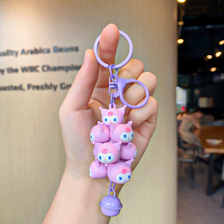 Sanrio Cartoon Surrounding 3D Car Keychain Bag Hanging Accessories  price for 5 pcs