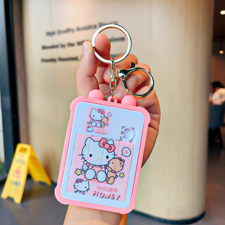 Sanrio Cartoon Surrounding 3D Car Keychain Bag Hanging Accessories  price for 5 pcs