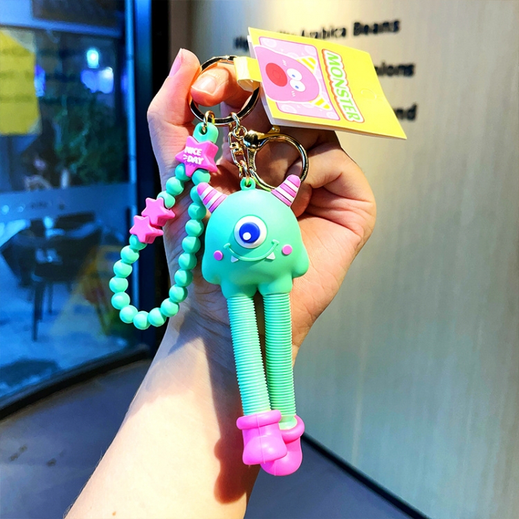 Monsters Cartoon Surrounding 3D Car Keychain Bag Hanging Accessories price for 5 pcs