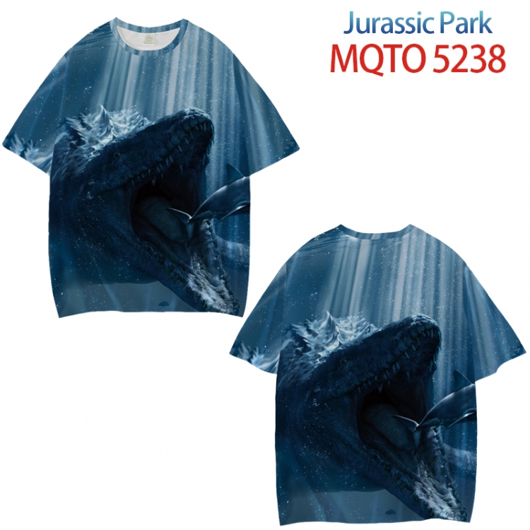 Jurassic Park Full color printed short sleeve T-shirt from XXS to 4XL MQTO5238