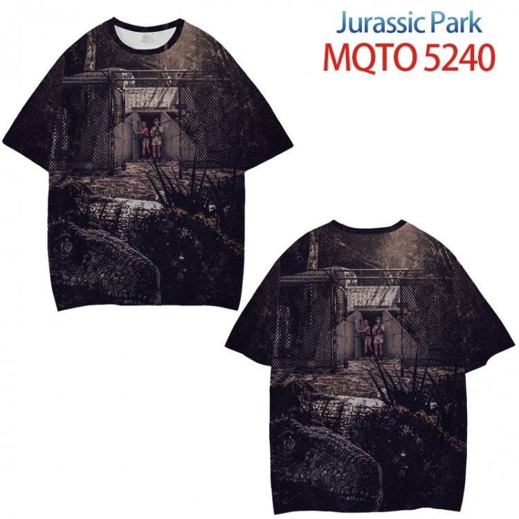 Jurassic Park Full color printed short sleeve T-shirt from XXS to 4XL MQTO5240