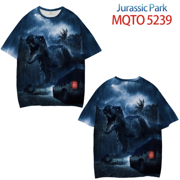 Jurassic Park Full color printed short sleeve T-shirt from XXS to 4XL MQTO5239
