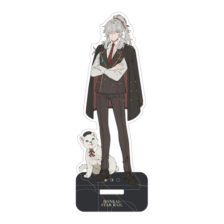 Honkai: Star Rail Anime characters acrylic Standing Plates Keychain 15cm
