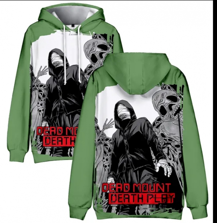 Dead Mount Hooded Coat Hip Hop Zipper Free Sweater XS-5XL Three Days Advance Reservation price for 2 pcs