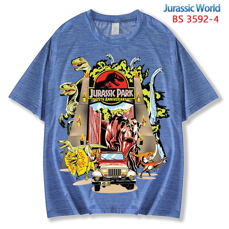Jurassic World ice silk cotton loose and comfortable T-shirt from XS to 5XL BS-3592-4