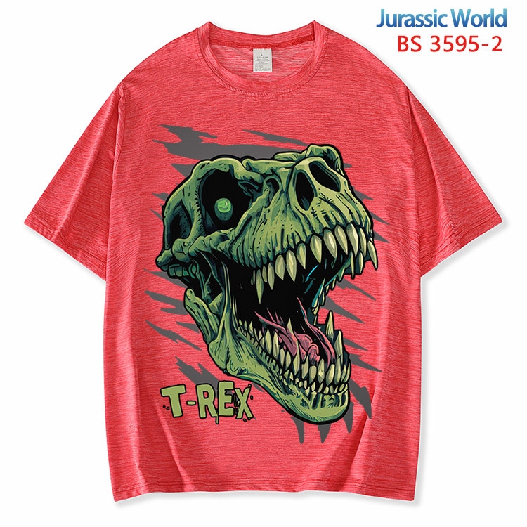 Jurassic World ice silk cotton loose and comfortable T-shirt from XS to 5XL BS-3595-2