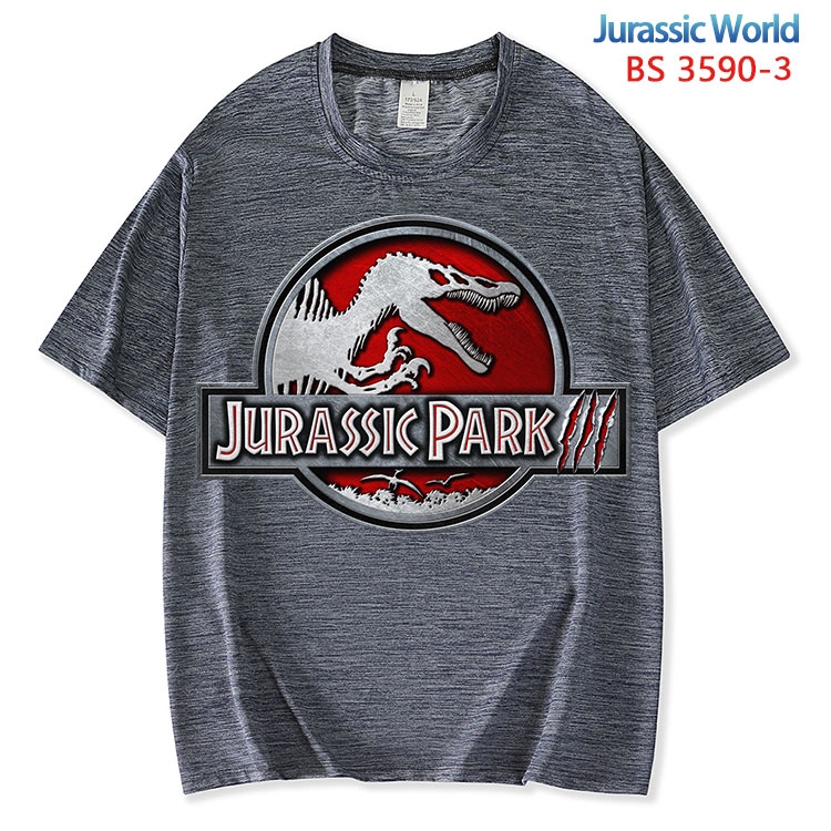 Jurassic World ice silk cotton loose and comfortable T-shirt from XS to 5XL BS-3592-3