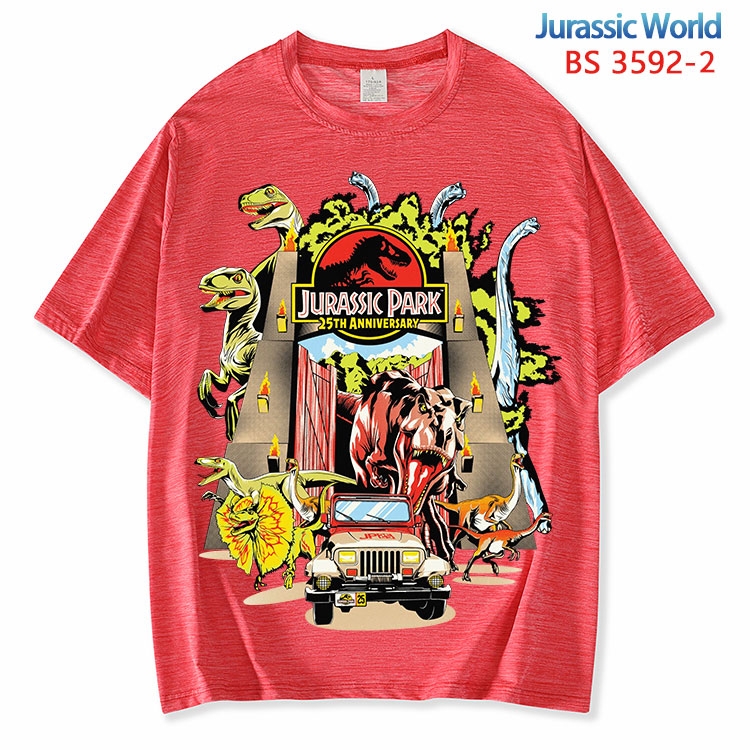 Jurassic World ice silk cotton loose and comfortable T-shirt from XS to 5XL BS-3592-2