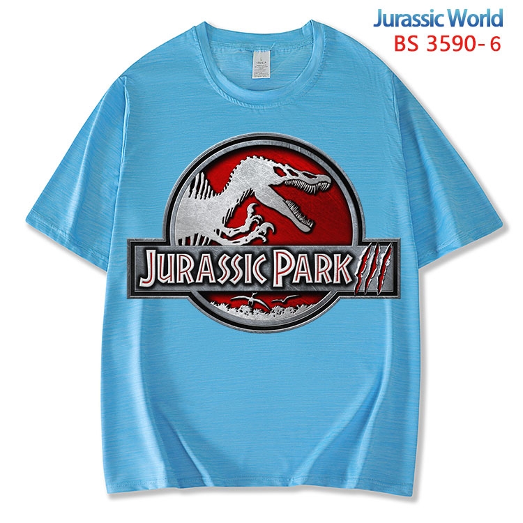 Jurassic World ice silk cotton loose and comfortable T-shirt from XS to 5XL BS-3590-6