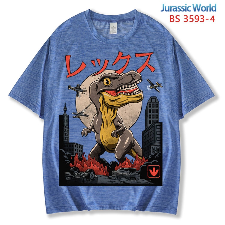 Jurassic World ice silk cotton loose and comfortable T-shirt from XS to 5XL BS-3593-4