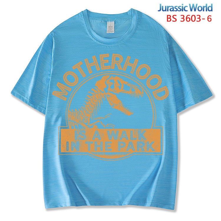 Jurassic World ice silk cotton loose and comfortable T-shirt from XS to 5XL BS-3603-6
