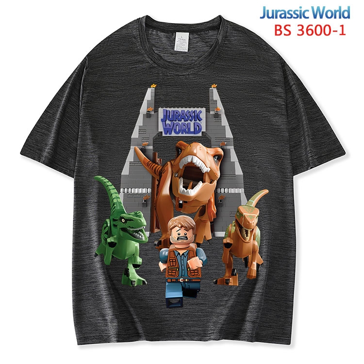 Jurassic World ice silk cotton loose and comfortable T-shirt from XS to 5XL BS-3600-1