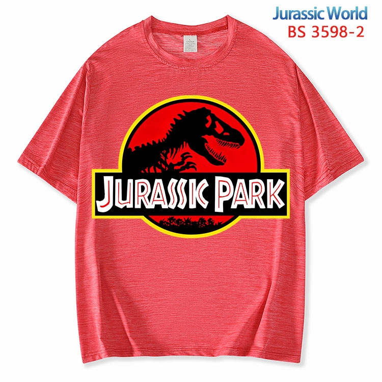 Jurassic World ice silk cotton loose and comfortable T-shirt from XS to 5XL BS-3598-2