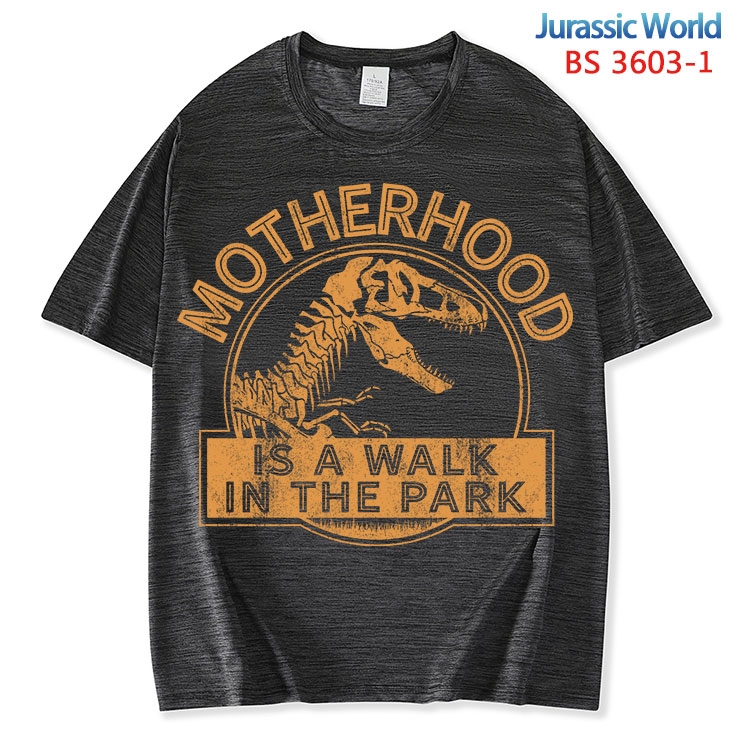 Jurassic World ice silk cotton loose and comfortable T-shirt from XS to 5XL BS-3603-1