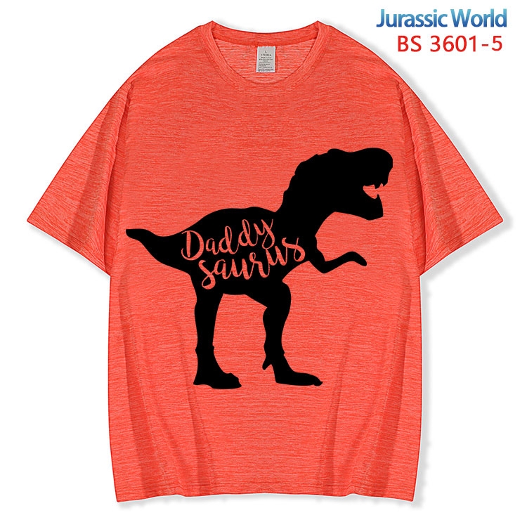 Jurassic World ice silk cotton loose and comfortable T-shirt from XS to 5XL BS-3601-5