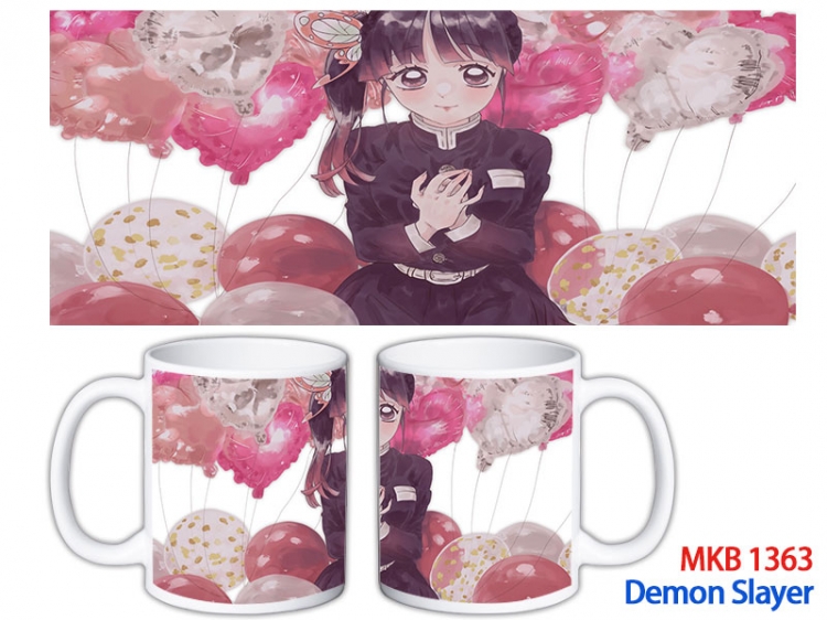 Demon Slayer Kimets Anime color printing ceramic mug cup price for 5 pcs MKB-1363