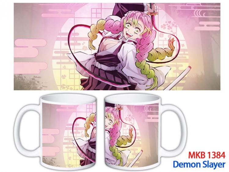 Demon Slayer Kimets Anime color printing ceramic mug cup price for 5 pcs MKB-1384