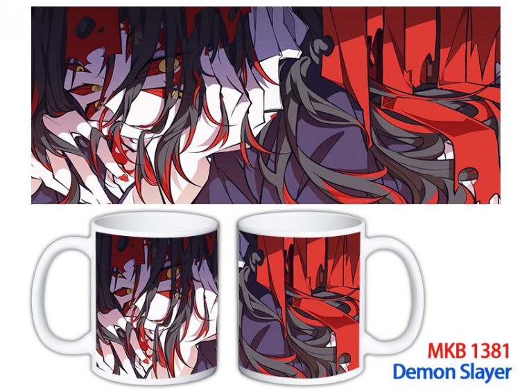 Demon Slayer Kimets Anime color printing ceramic mug cup price for 5 pcs  MKB-1381