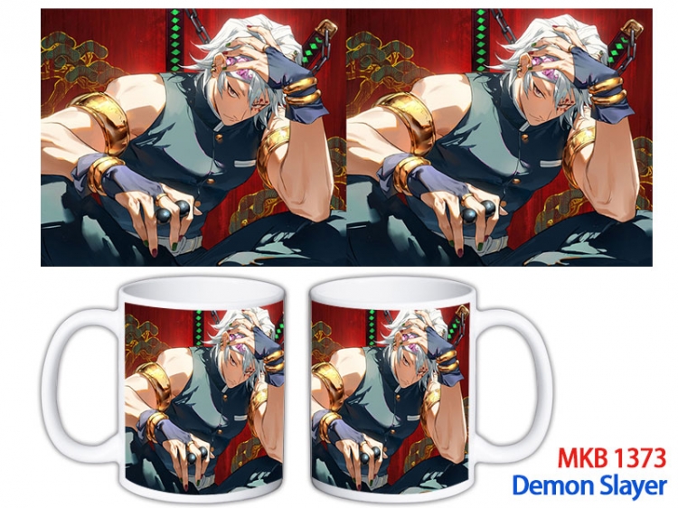 Demon Slayer Kimets Anime color printing ceramic mug cup price for 5 pcs MKB-1373