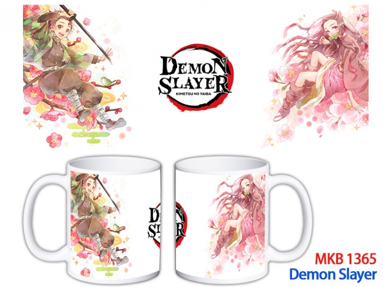 Demon Slayer Kimets Anime color printing ceramic mug cup price for 5 pcs MKB-1365