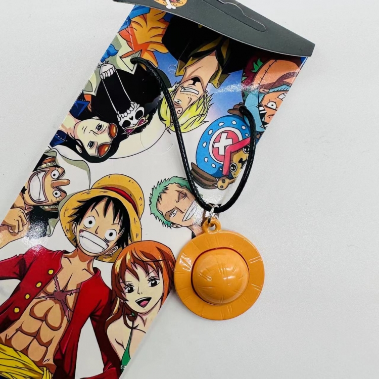 One Piece Anime peripheral leather rope necklace pendant jewelry price for 5 pcs