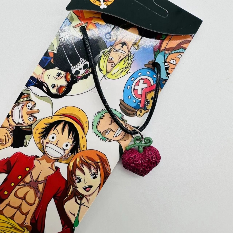 One Piece Anime Surrounding Leather Rope Necklace Pendant price for 5 pcs