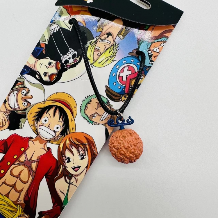 One Piece Anime Surrounding Leather Rope Necklace Pendant price for 5 pcs