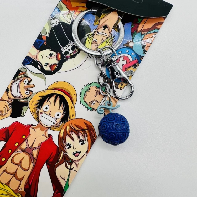 One Piece Anime peripheral metal keychain pendant price for 5 pcs