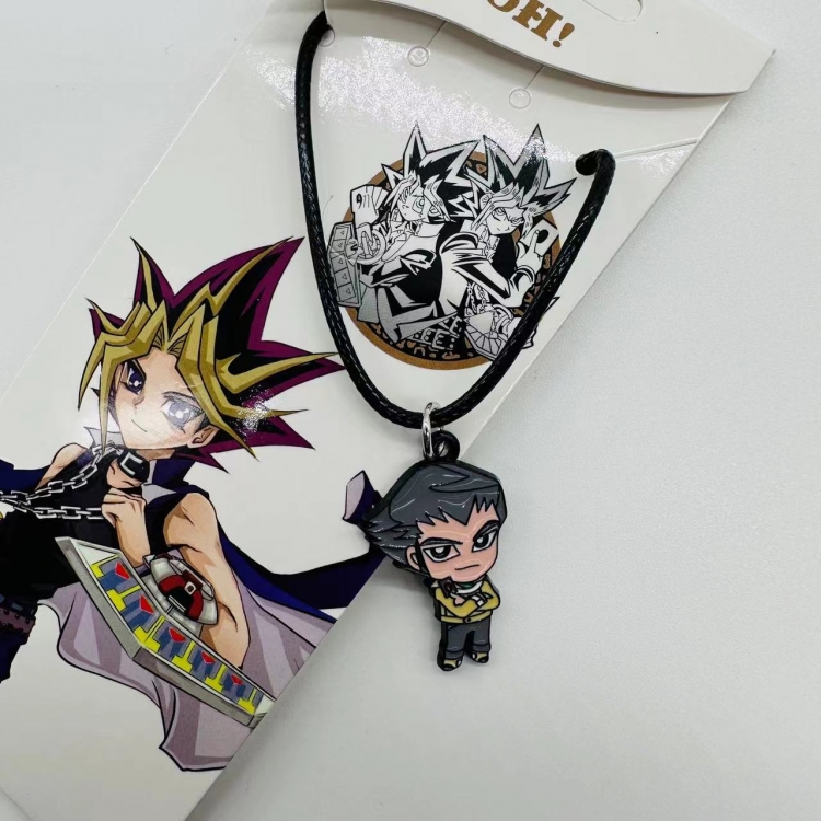 Yugioh Anime Surrounding Leather Rope Little Figure Colorful Necklace price for 5 pcs