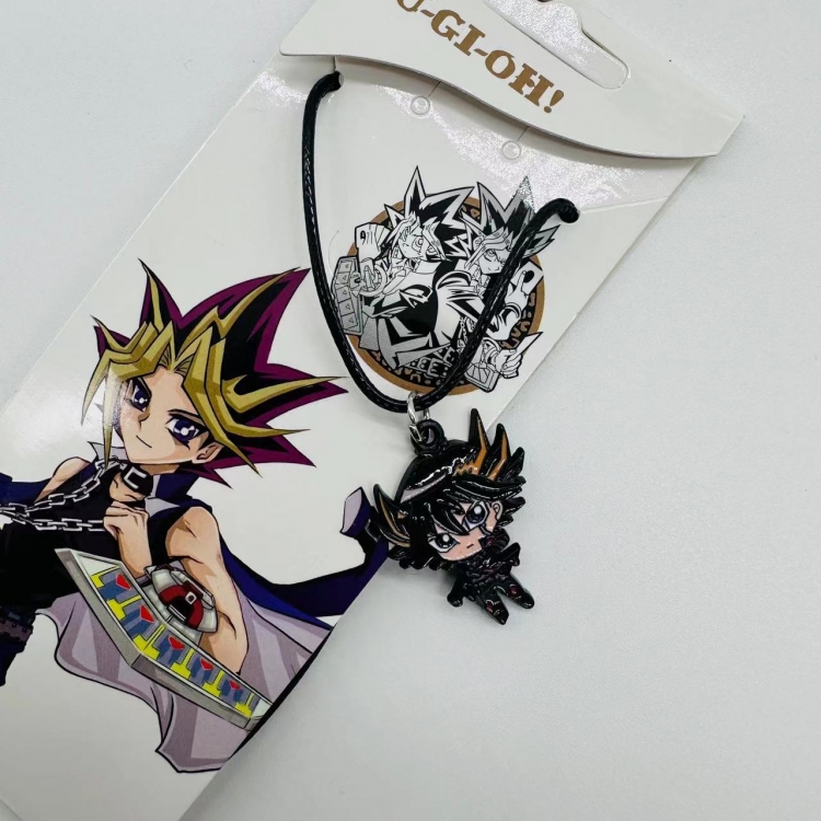 Yugioh Anime Surrounding Leather Rope Little Figure Colorful Necklace price for 5 pcs
