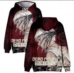 Dead Mount Hooded Coat Hip Hop...