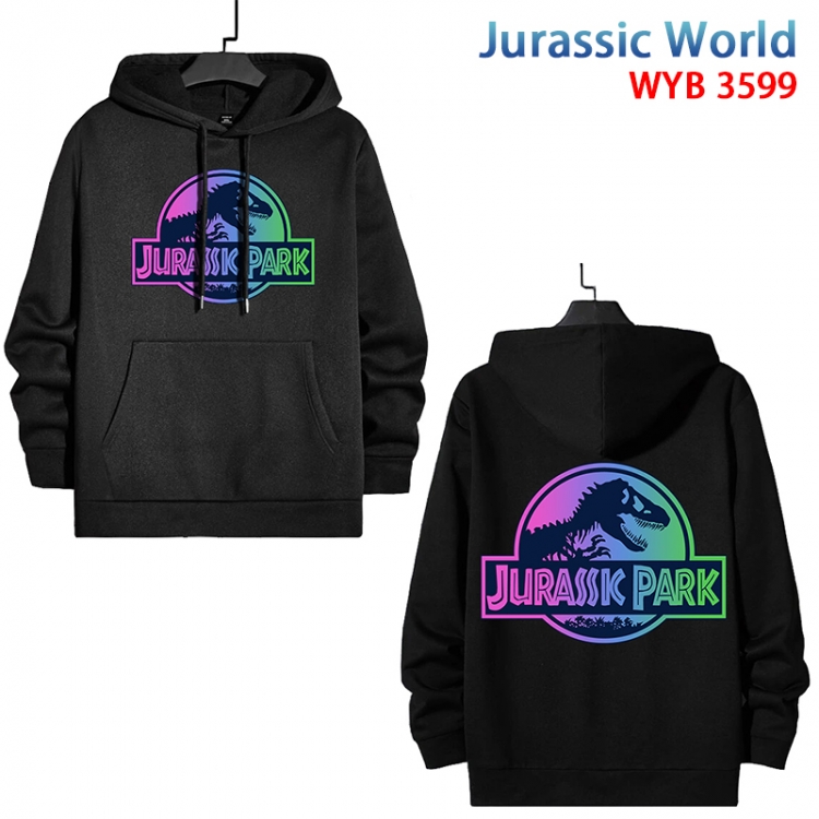 Jurassic World Anime peripheral pure cotton patch pocket sweater from XS to 4XL  WYB599