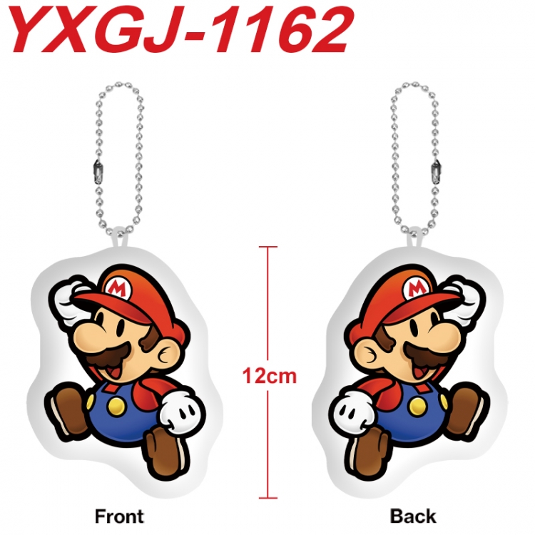 Super Mario Anime Alien Plush Doll Pendant Keychain Pendant Toy 12cm price for 5 pcs YXGJ-1162