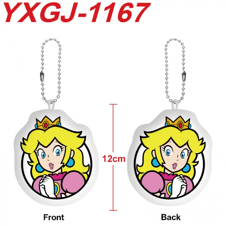 Super Mario Anime Alien Plush Doll Pendant Keychain Pendant Toy 12cm price for 5 pcs YXGJ-1167