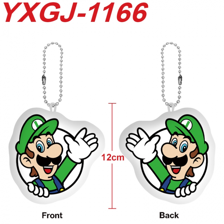 Super Mario Anime Alien Plush Doll Pendant Keychain Pendant Toy 12cm price for 5 pcs YXGJ-1166