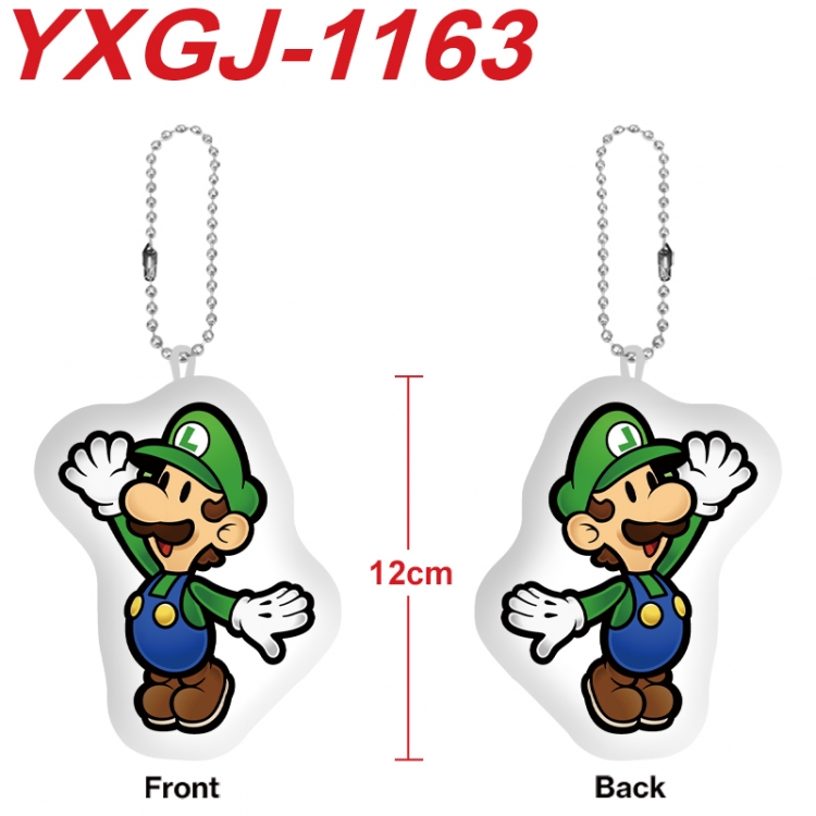 Super Mario Anime Alien Plush Doll Pendant Keychain Pendant Toy 12cm price for 5 pcs YXGJ-1163