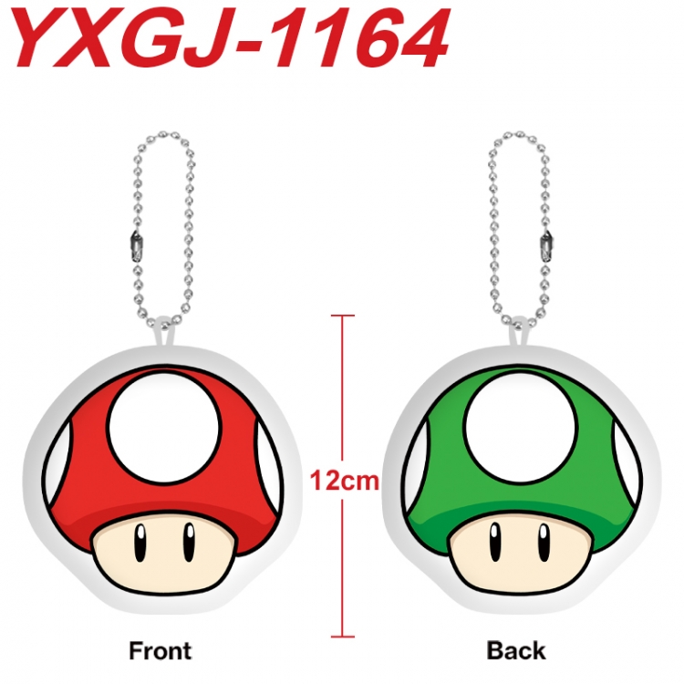 Super Mario Anime Alien Plush Doll Pendant Keychain Pendant Toy 12cm price for 5 pcs YXGJ-1164