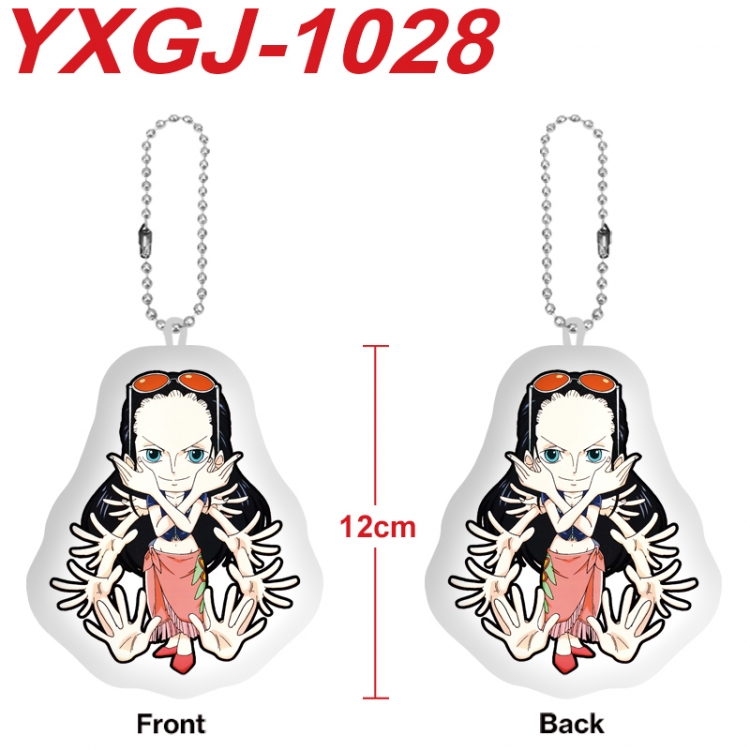 One Piece Anime Alien Plush Doll Pendant Keychain Pendant Toy 12cm price for 5 pcs YXGJ-1028