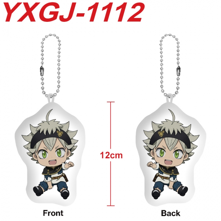 Black Clover Anime Alien Plush Doll Pendant Keychain Pendant Toy 12cm price for 5 pcs YXGJ-1112