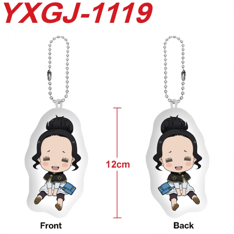 Black Clover Anime Alien Plush Doll Pendant Keychain Pendant Toy 12cm price for 5 pcs  YXGJ-1119